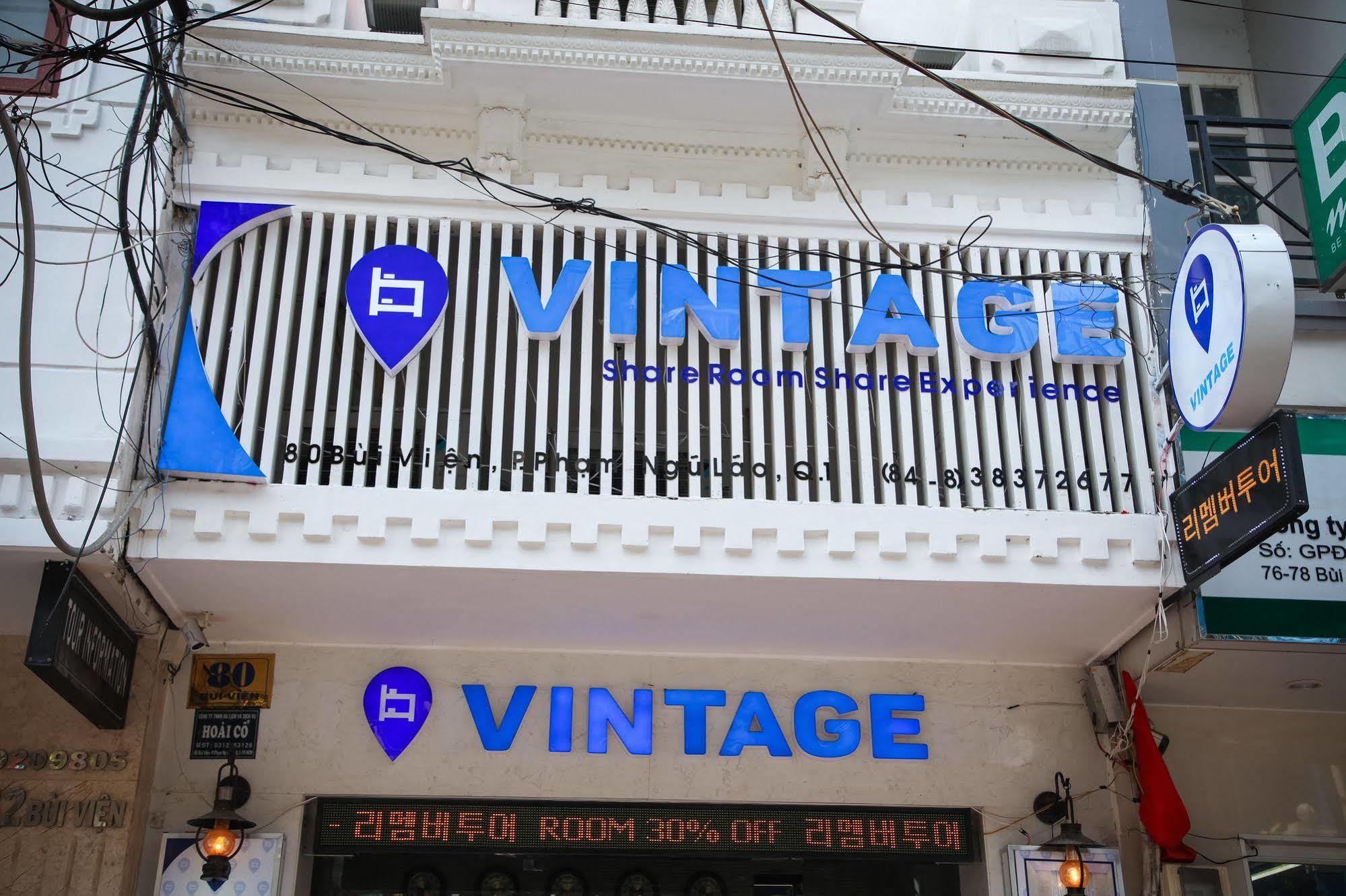 Vintage Hostel Saigon Bandar Ho Chi Minh Luaran gambar